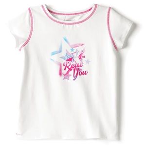 AMERICAN GIRL STAY TRUE TO THE REAL YOU TEE FOR GIRLS